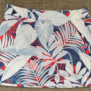 Tommy Bahama Red and Blue Tropical Skort